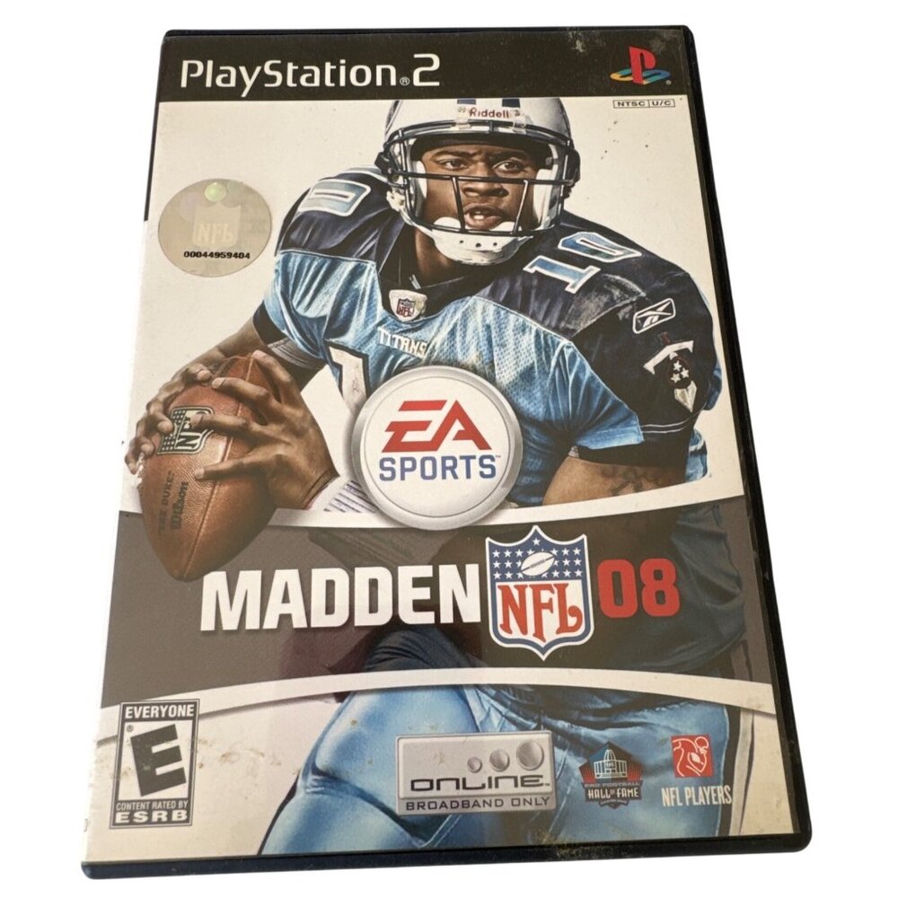Madden NFL 08 PS2 Game With Manual & Case